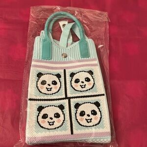 Woven Knitted Handbag Cartoon Handle Shoulder Bag Fashion Phone Bag NEW